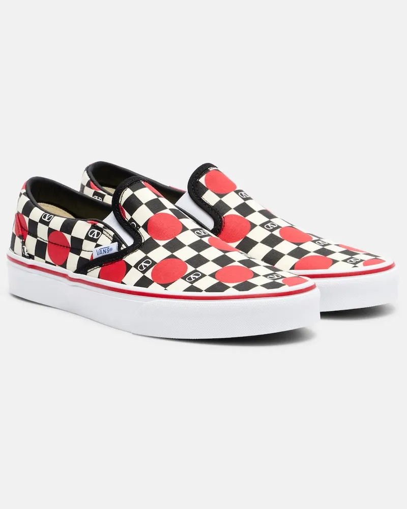 Valentino Garavani x Vans - Sneakers VLogo in canvas a quadri Multicolore