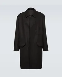 Rick Owens Cappotto Jumbo in lana vergine Marrone