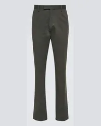 Berluti Pantaloni chino in cotone Grigio