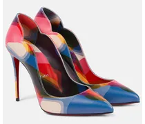 Pumps Hot Chick 100 in pelle con stampa