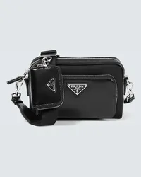 Prada Borsa a tracolla con pelle Nero