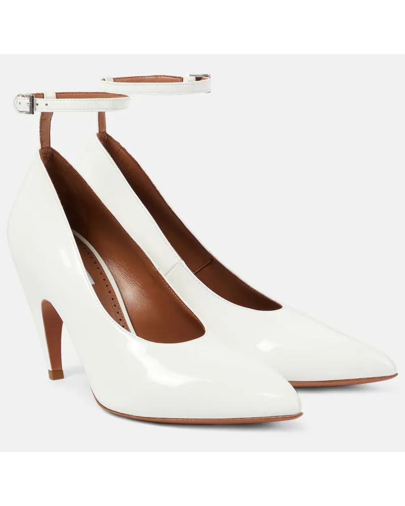 Alaïa AlaÃ¯a Pumps Shark in vernice Bianco