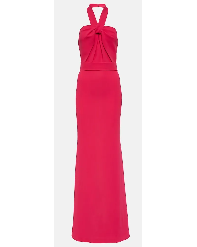 Elie Saab Abito lungo in crÃªpe Rosa