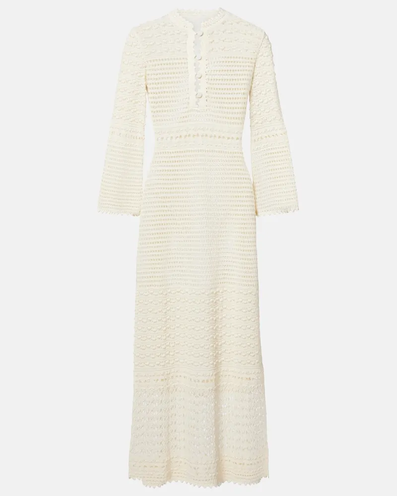 Eres Abito midi Madone in crochet Beige