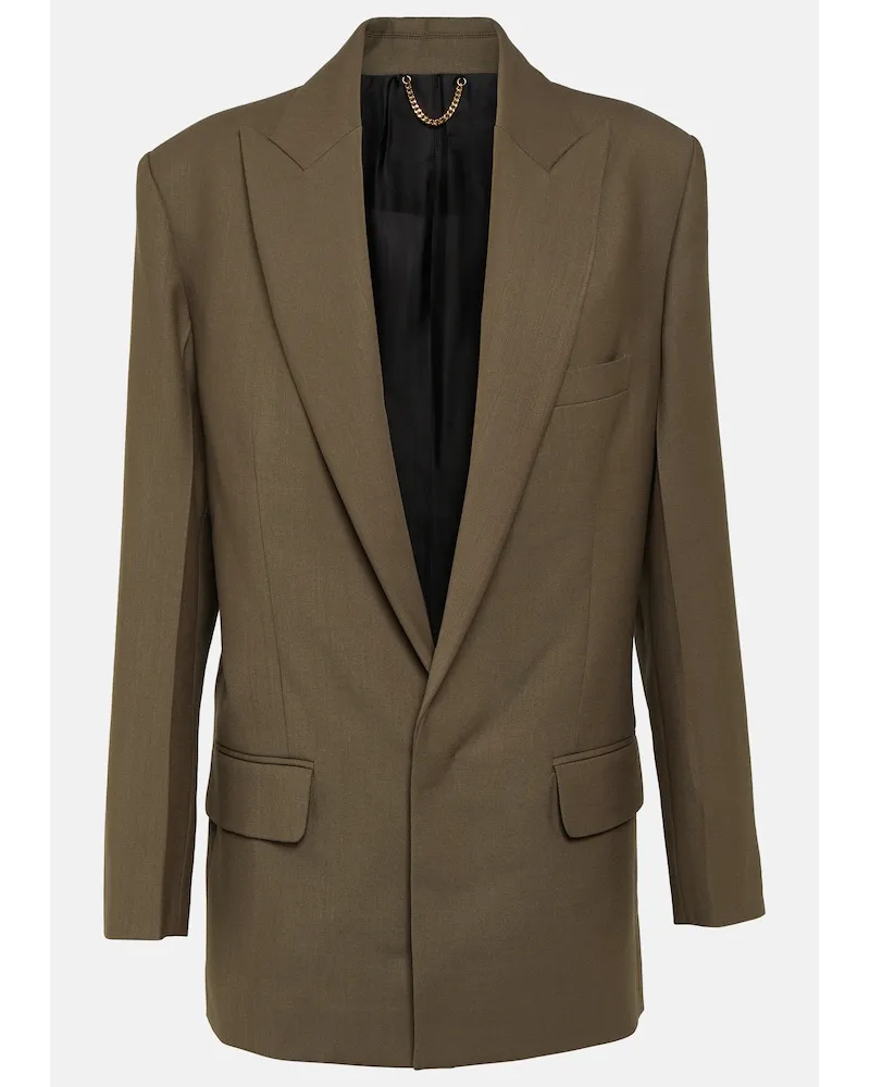 Victoria Beckham Blazer monopetto Verde