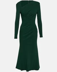 Roland Mouret Abito midi in cady Verde