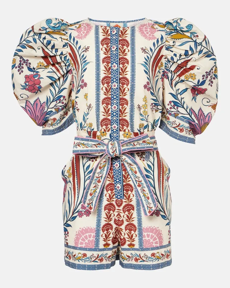 FARM Rio Jumpsuit Romantic Lightness in cotone Multicolore