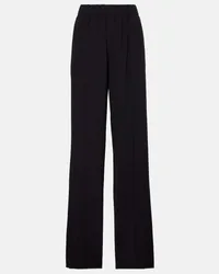 Dolce & Gabbana Pantaloni regular in lana Nero