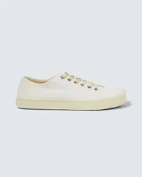 Maison Margiela Sneakers Tabi in canvas Bianco