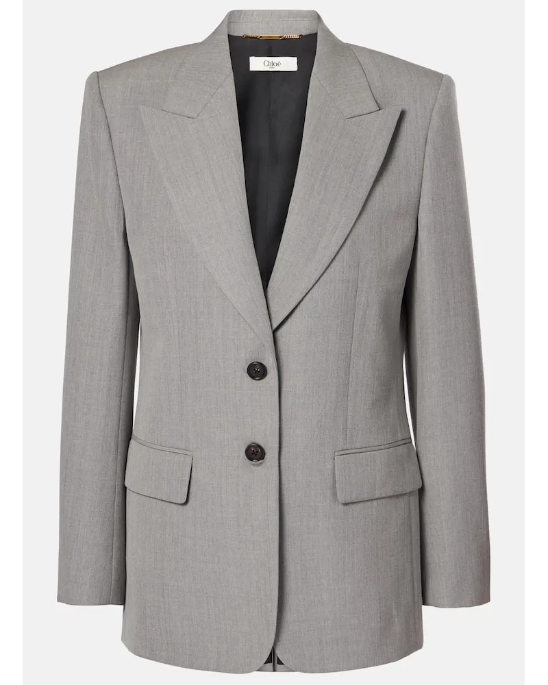 Chloé ChloÃ© Blazer in lana Grigio