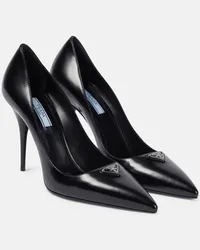 Prada Pumps in pelle spazzolata Nero