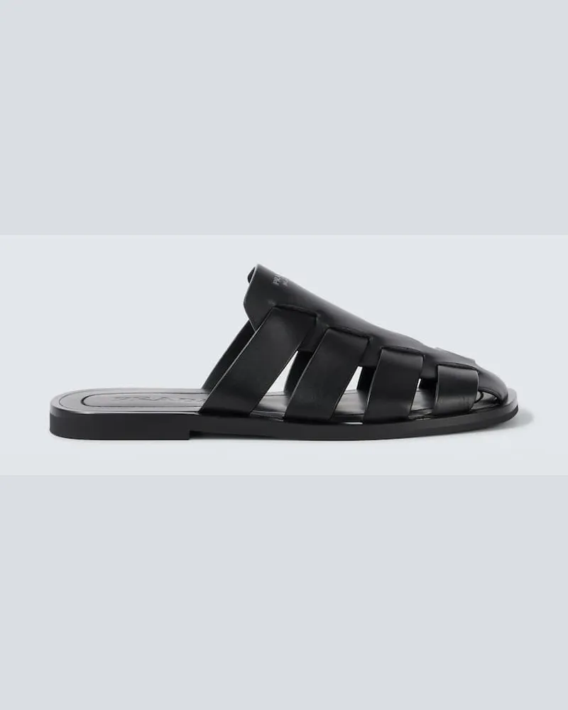 Prada Sandali in pelle Nero