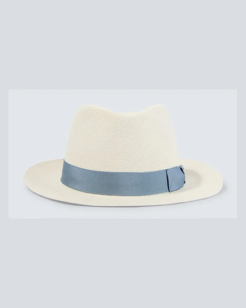 Brioni Cappello panama Bianco
