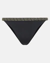 Versace Slip bikini con Greca Nero