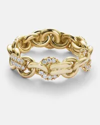 Spinelli Kilcollin Anello Fused Serpens Medium in oro 18kt con diamanti Oro