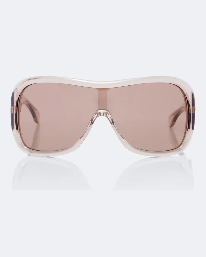 Fendi Occhiali da sole oversize Fendi Screen Marrone