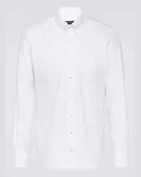 Thom Sweeney Camicia Oxford in cotone Bianco