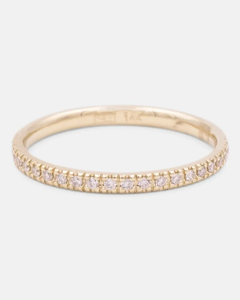 Sydney Evan Anello in oro 14kt con diamanti Oro