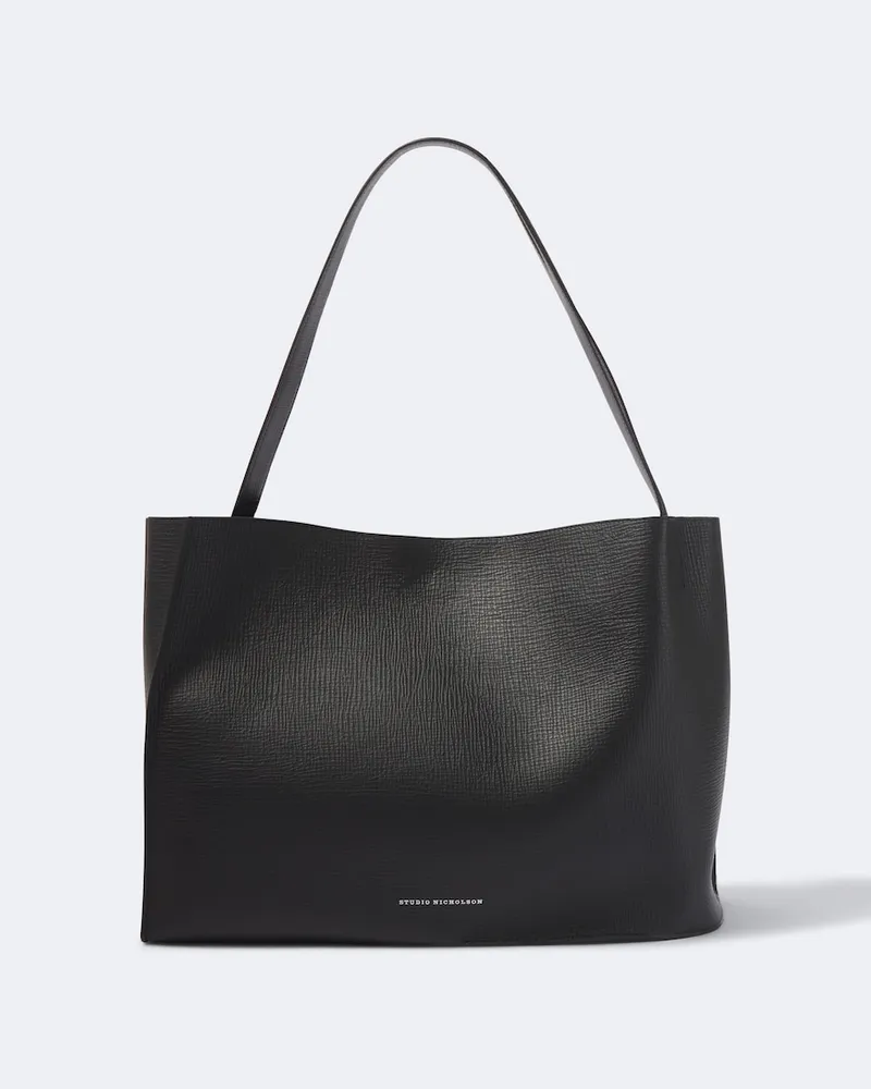 Studio Nicholson Borsa Doublet in pelle Nero