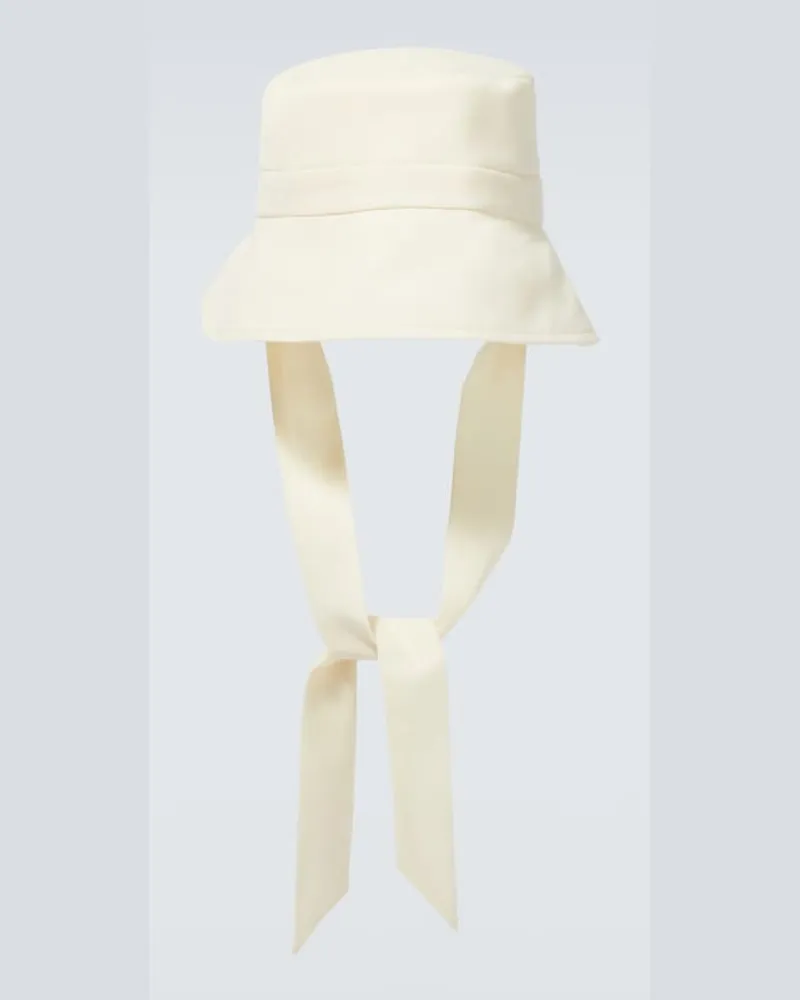 King & Tuckfield Cappello da pescatore in lana Bianco