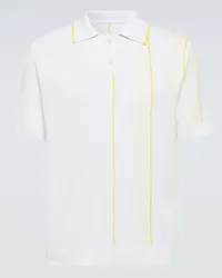 Jacquemus Polo Jeugo a righe Bianco