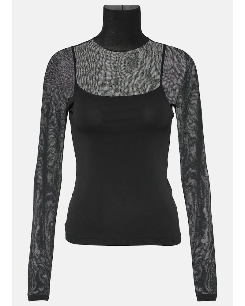 Max Mara Lupetto Fatuo in jersey Nero
