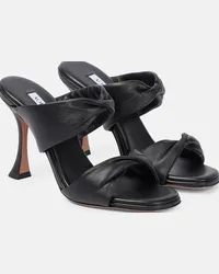 Aquazzura Sandali Twist in pelle Nero