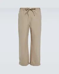 Nanushka Pantaloni Morris in tessuto tecnico Beige