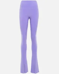 Norma Kamali Leggings Spat in jersey Viola