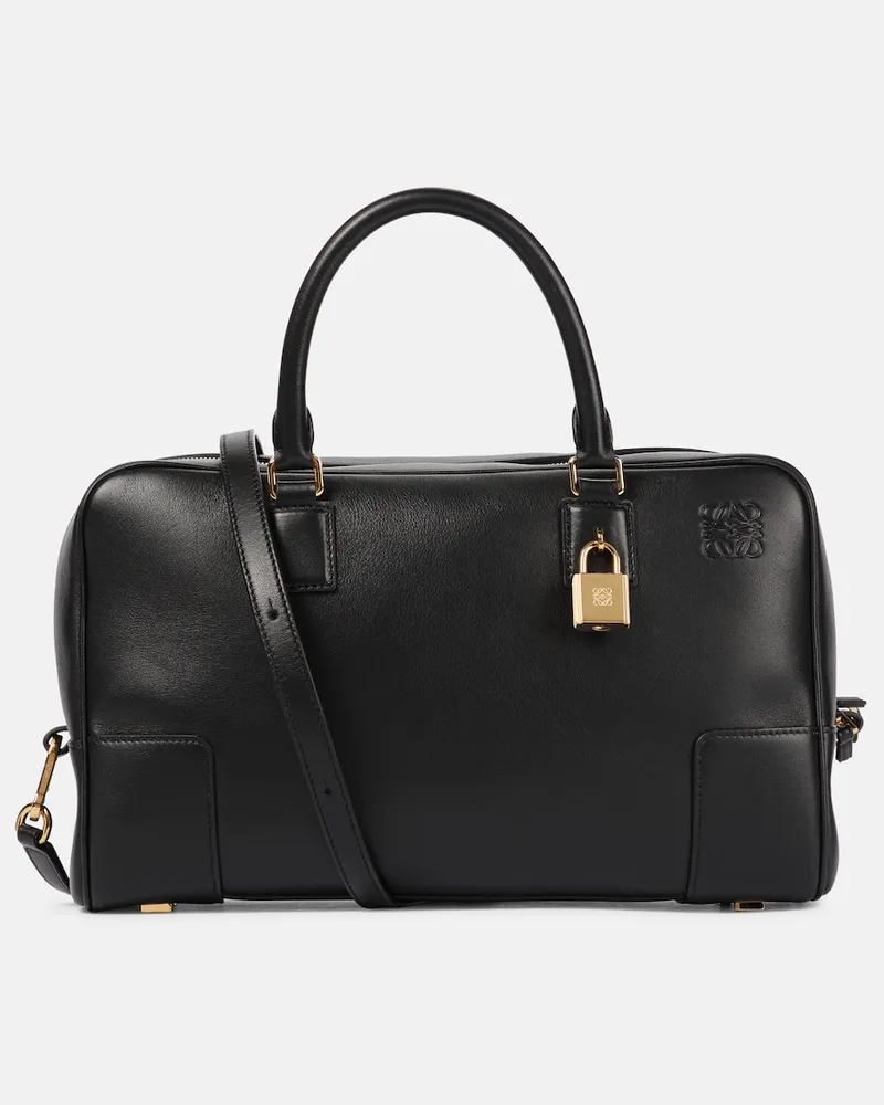 Loewe Bauletto Amazona 28 in pelle Nero