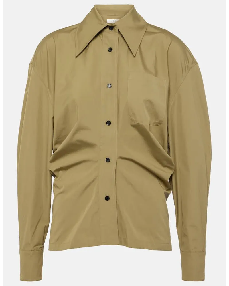 Co Camicia in popeline di cotone Verde
