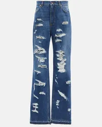 Dolce & Gabbana Jeans regular a vita alta Blu