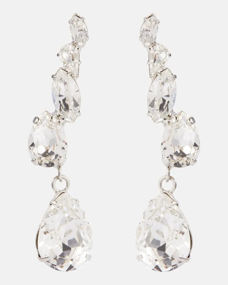 Jennifer Behr Orecchini Roxie con cristalli Argento