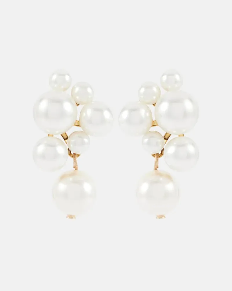 Jennifer Behr Orecchini Perlita con perle bijoux Oro