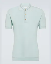 King & Tuckfield Polo in lana Blu