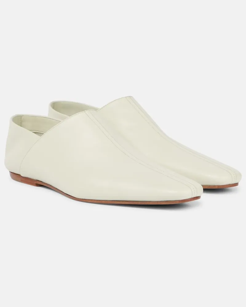 Dries van Noten Slip-on in pelle Verde