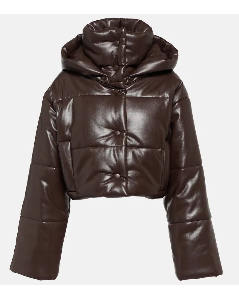 Nanushka Giacca imbottita Aveline in similpelle Marrone