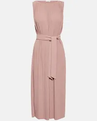 Max Mara Leisure - Abito midi Vadius con cintura Rosa