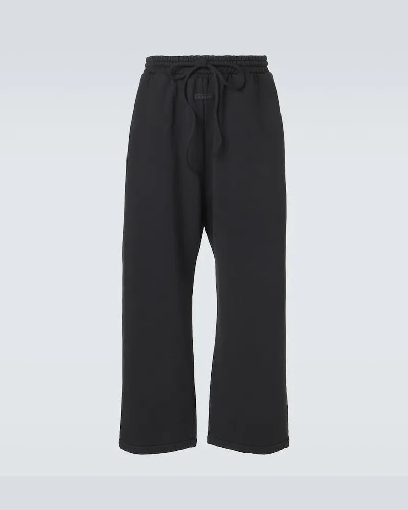 Fear of God Pantaloni sportivi in jersey di cotone Nero