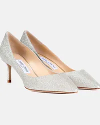 Jimmy Choo Pumps Romy 60 con glitter Oro