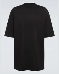 Rick Owens T-shirt in jersey di cotone Nero