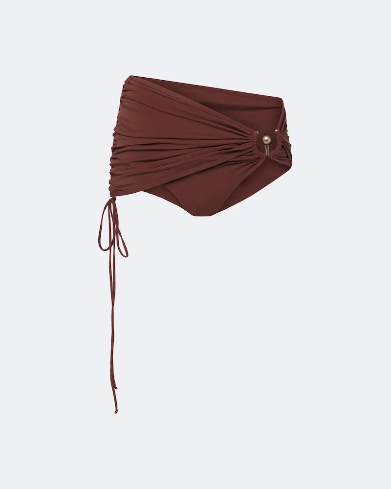 Christopher Esber Slip bikini Marrone