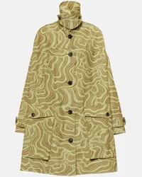 Dries van Noten Cappotto con stampa Multicolore