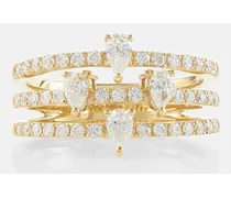 Persée Anello Héra in oro 18kt con diamanti