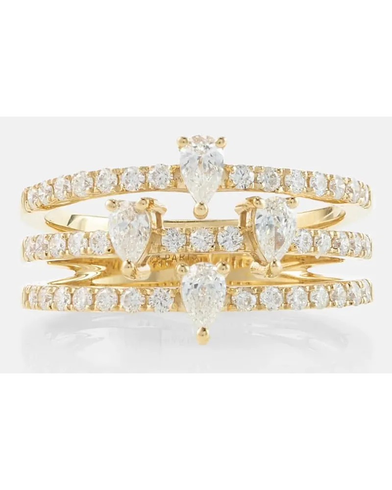 PERSEE PersÃ©e Anello HÃ©ra in oro 18kt con diamanti Oro