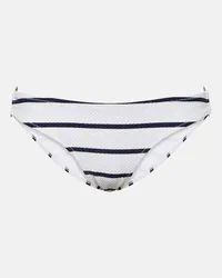 Heidi Klein Slip bikini a righe Blu