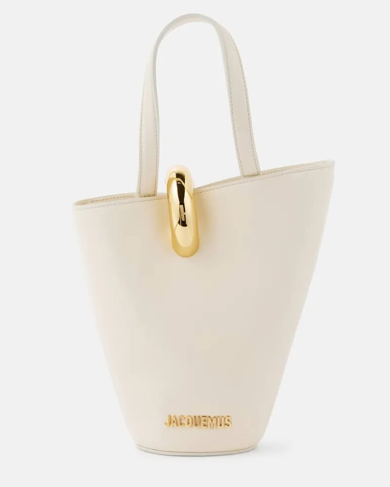 Jacquemus Borsa a spalla Le Petit Bambola in pelle Bianco