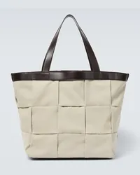 Bottega Veneta Borsa Arco con pelle Bianco