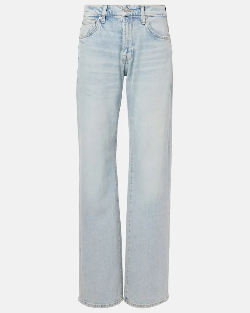 7 for all mankind Jeans regular Tess Trouser a vita alta Blu