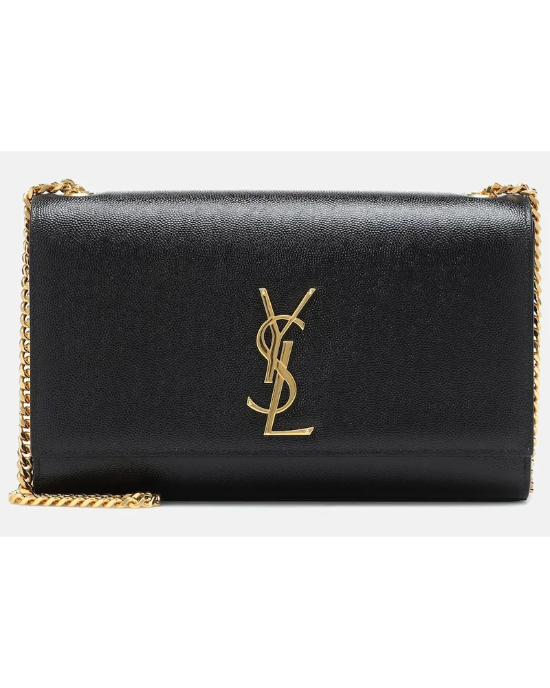 Saint Laurent Borsa a tracolla Kate Medium in pelle Nero